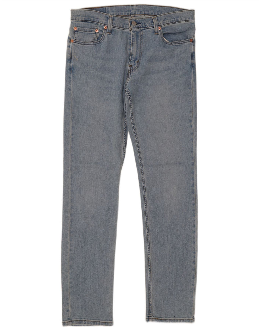 LEVI'S Dame 511 Slim Jeans W32 L32 Blå Bomuld