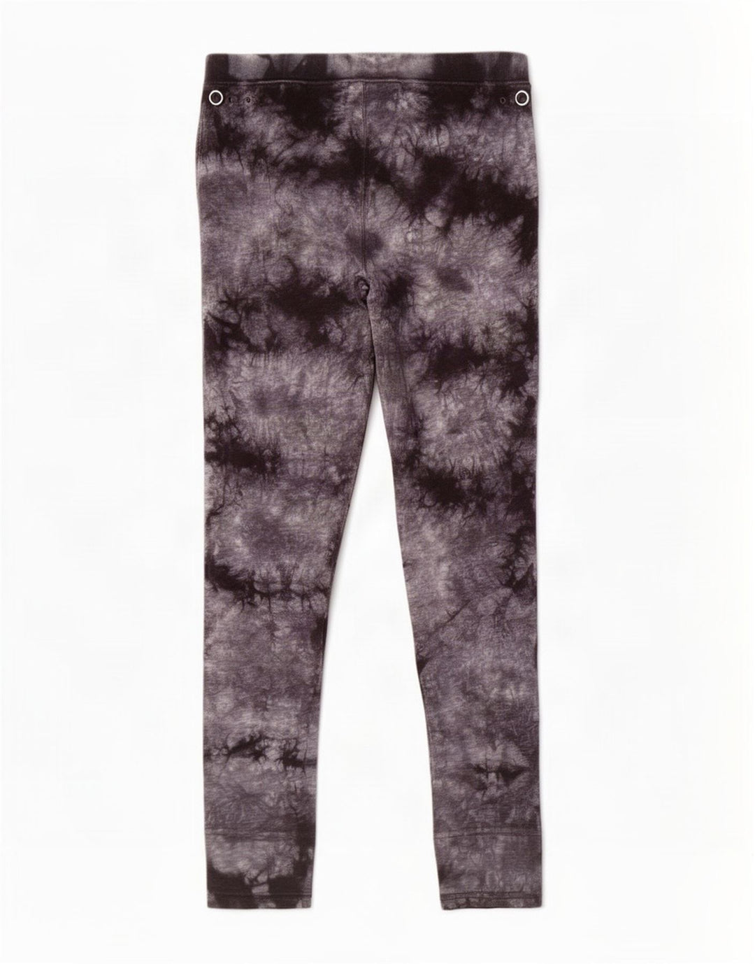 Converse Womens Leggings UK 14 Medium Black Tie Dye