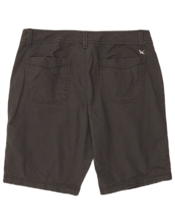 EDDIE BAUER Chino Shorts til kvinder US 8 Medium W32 Grå Bomuld