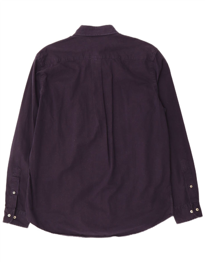 Murphy & Nye Herre Sailwear Shirt Large Navy Blue Cotton