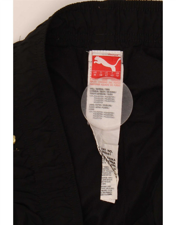 Puma Dame Capri Træningsdragt Bukser UK 12 Medium Sort Polyester
