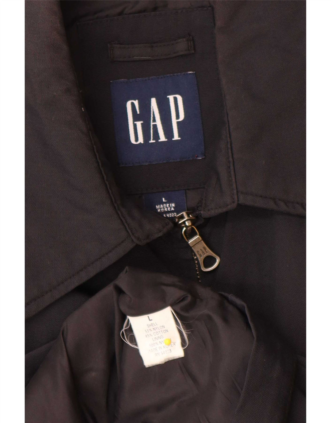 Gap Herre Utility Jacket UK 40 Large Navy Blue Nylon