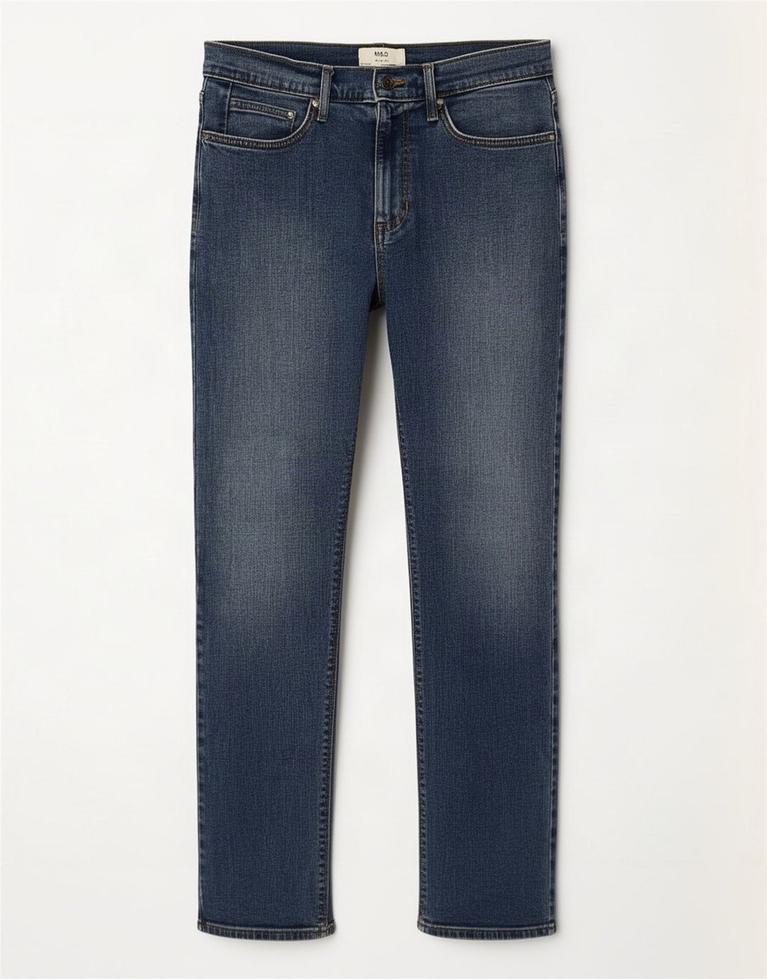 Marks & Spencer Herre Slim Jeans W32 L31 Blå Bomuld