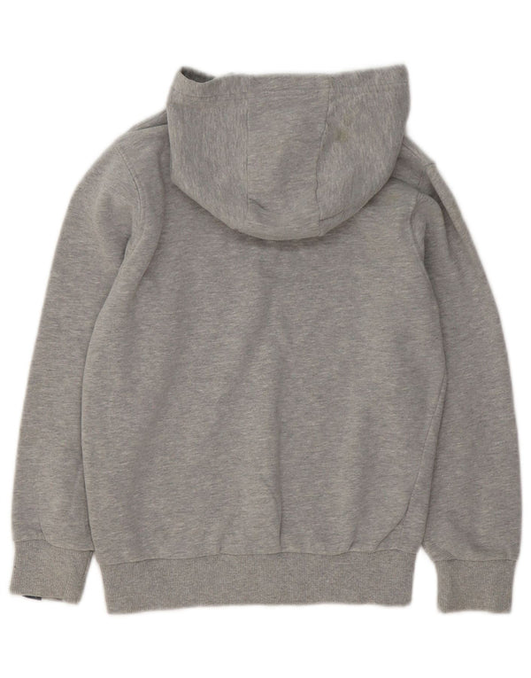 Ellesse Boys Grafisk Hoodie Jumper 8-9 år Grå Flecked Bomuld