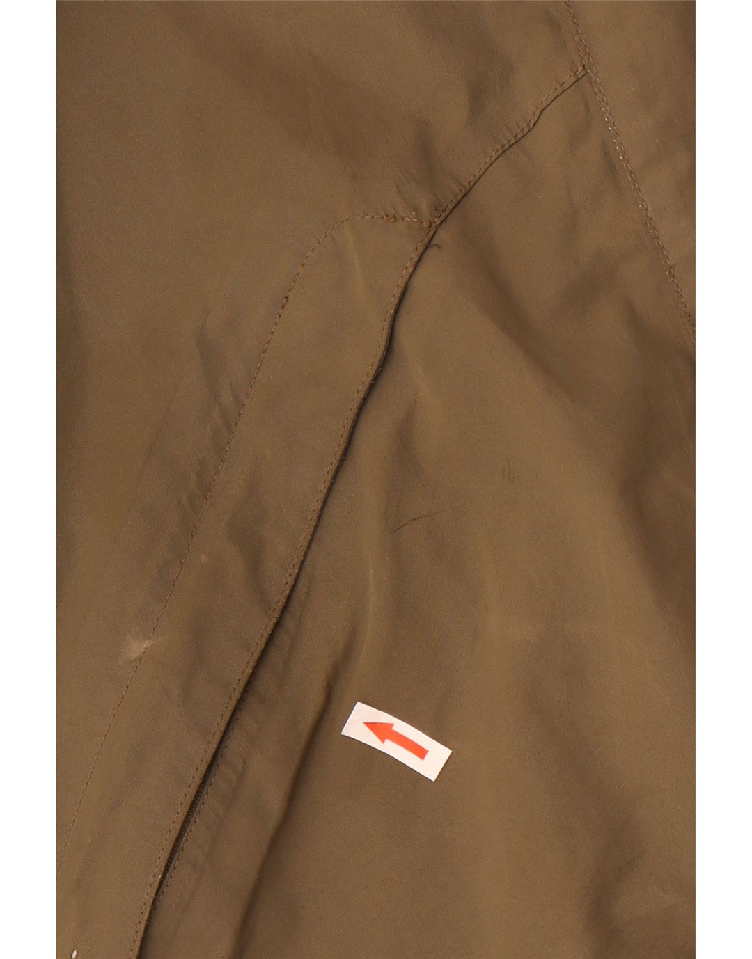 The North Face Regnjakke med hætte til mænd UK 38 Medium Khaki Polyester