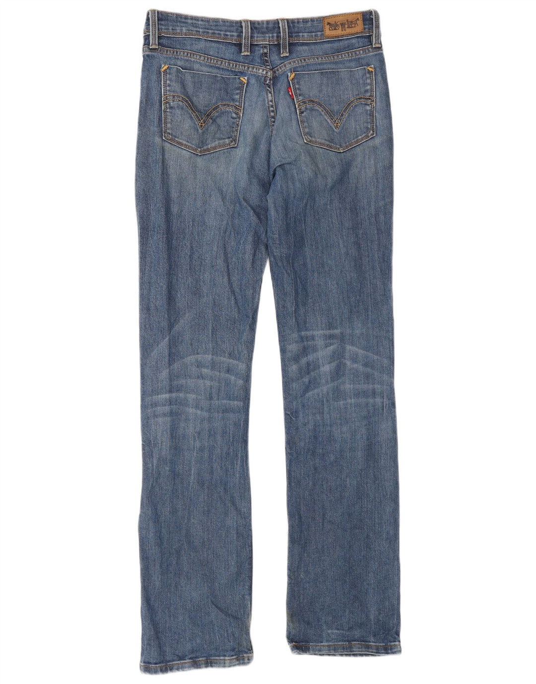 Levi's Herre 627 Straight Jeans W30 L32 Blå Bomuld