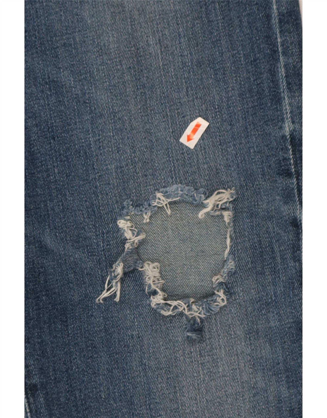 Rifle Herre Distressed Slim Jeans W38 L33 Blå Bomuld