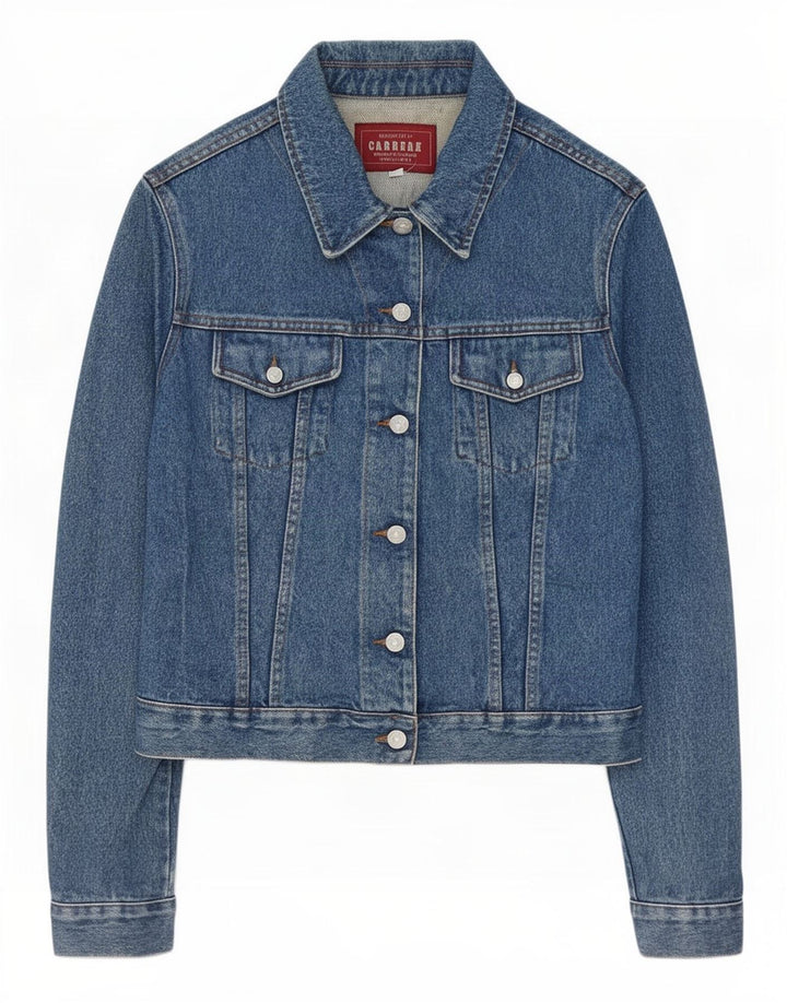 Carrera Dame denimjakke UK 18 XL Blå Bomuld