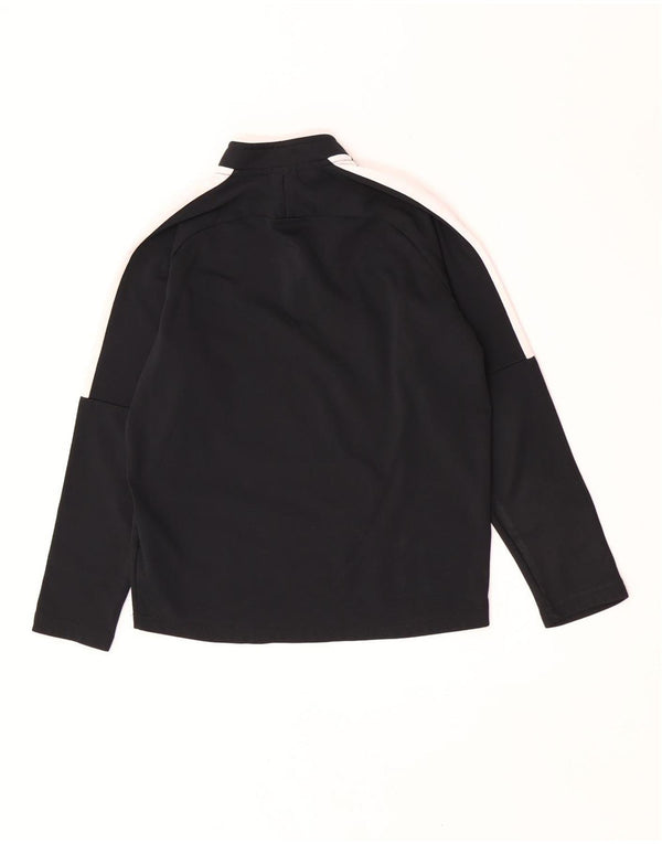 Nike Boys Pullover træningsdragt Top 10-11 år Medium Sort Colourblock