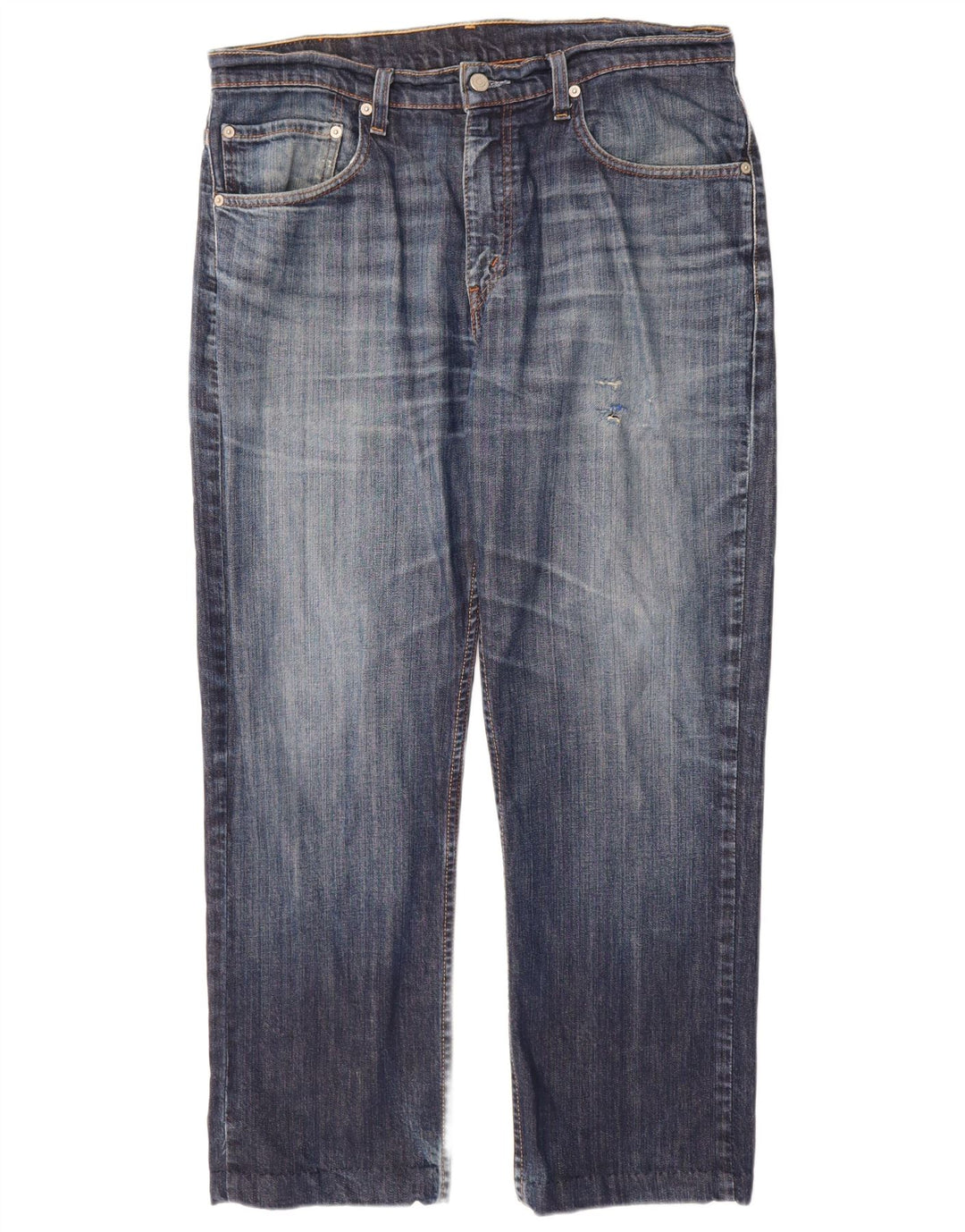 Levi's Straight Jeans til mænd W33 L30 blå bomuld