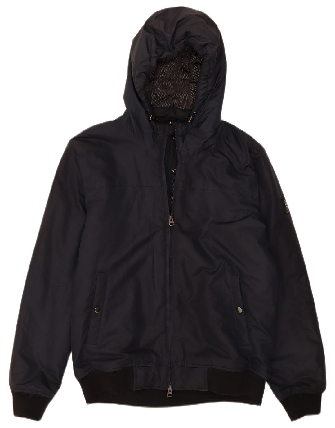 Refrigiwear Herre Hooded Bomber Jacket UK 40 Large Navy Blue