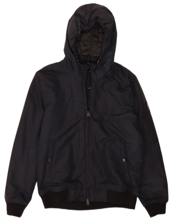 Refrigiwear Herre Hooded Bomber Jacket UK 40 Large Navy Blue