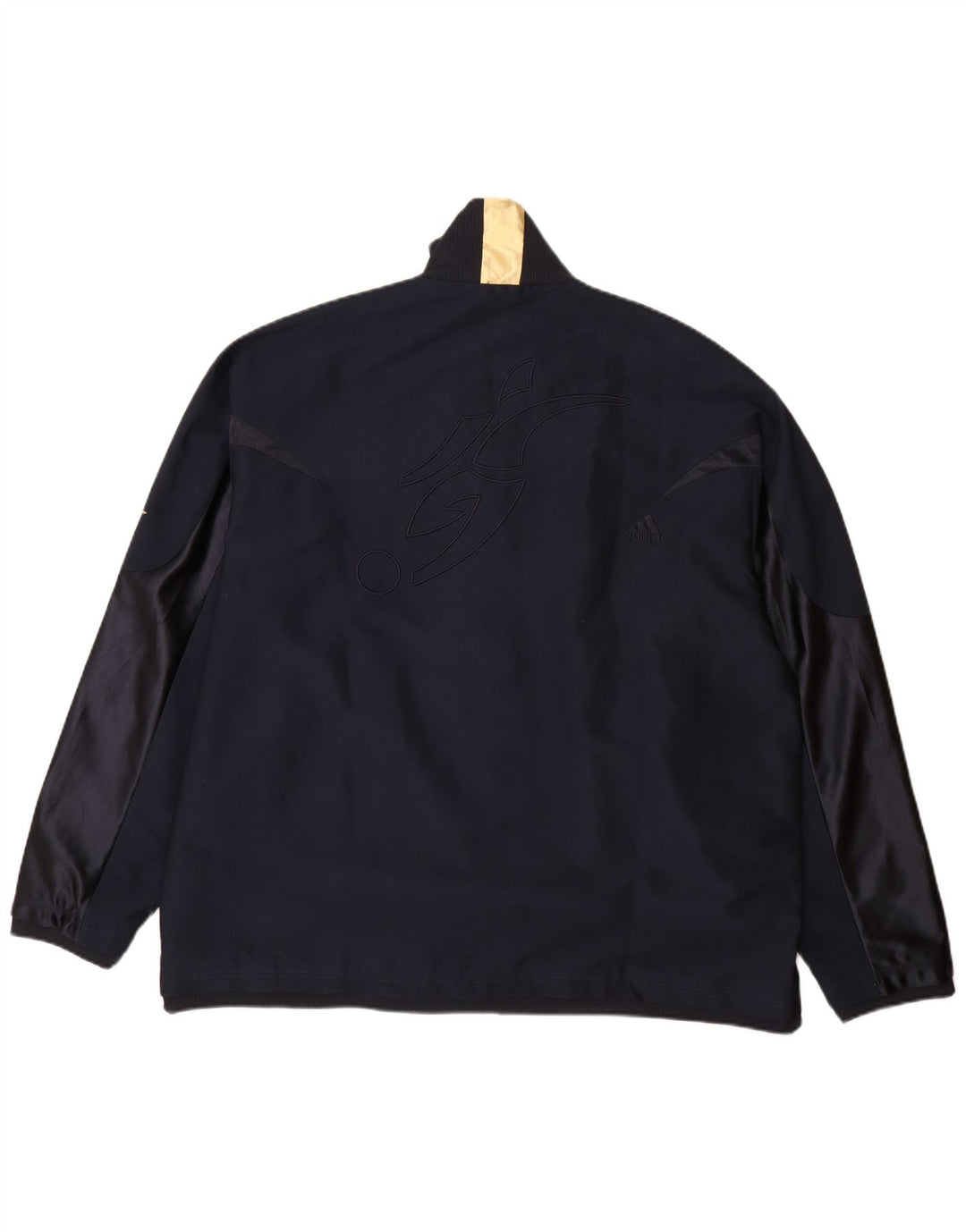 Adidas Regnjakke til mænd UK 42 XL Navyblå polyester