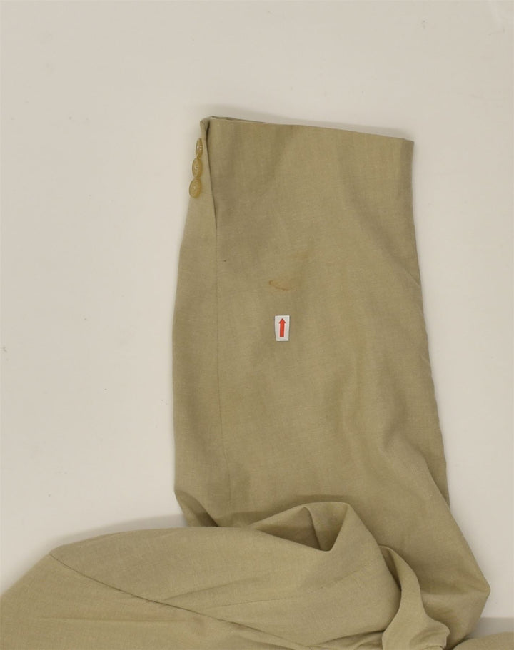 DONNA KARAN Mens 3 Button Blazer Jacket UK 40 Large Brown Wool Vintage Donna Karan and Second-Hand Donna Karan from Messina Hembry 