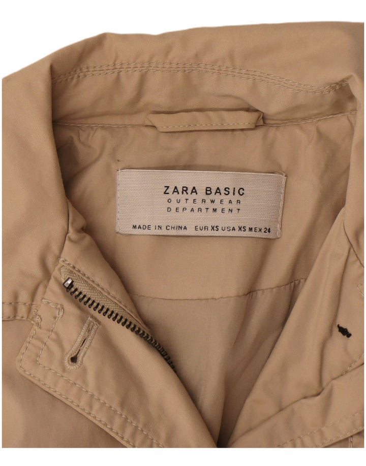 Zara Trench Coat til kvinder UK 6 XS Beige