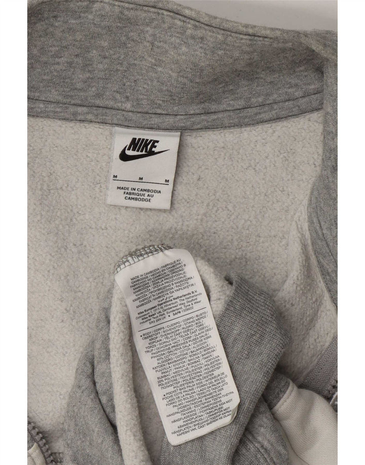 Nike træningsdragt til mænd, topjakke, mellemgrå Colourblock Bomuld