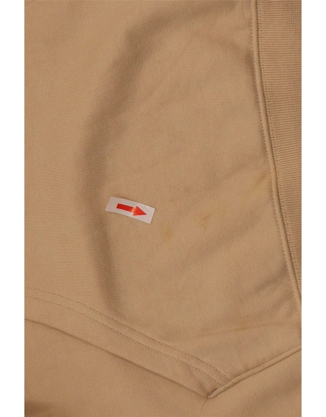 Champion Herre Grafisk Regular Fit Hoodie Jumper Medium Beige Bomuld