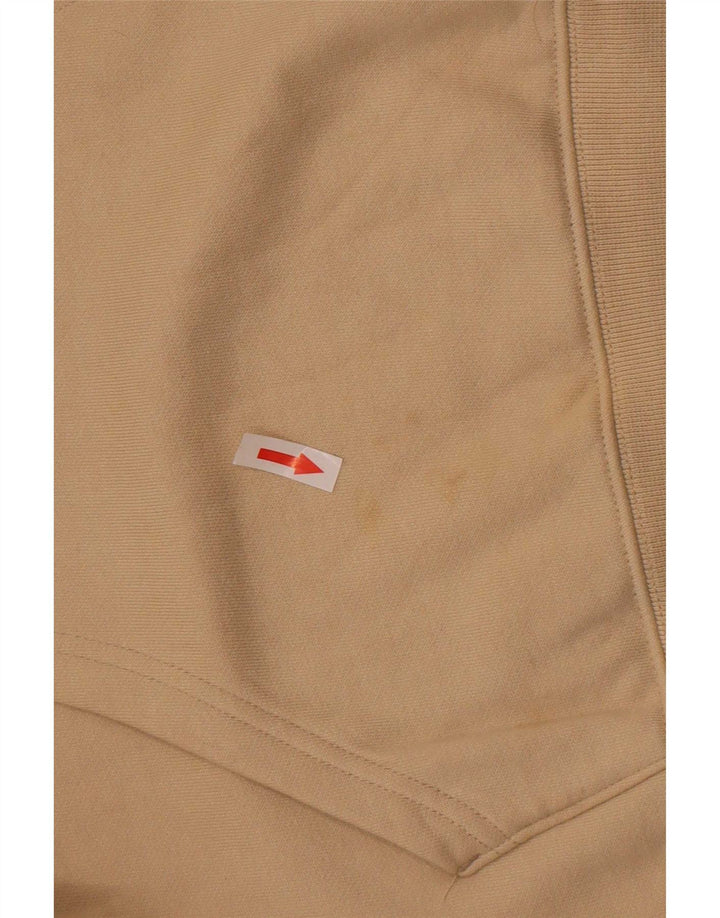 Champion Herre Grafisk Regular Fit Hoodie Jumper Medium Beige Bomuld