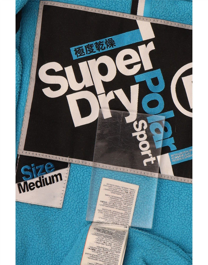 SUPERDRY Womens Hooded Bomber Padded Jacket UK 14 Medium Black Polyester