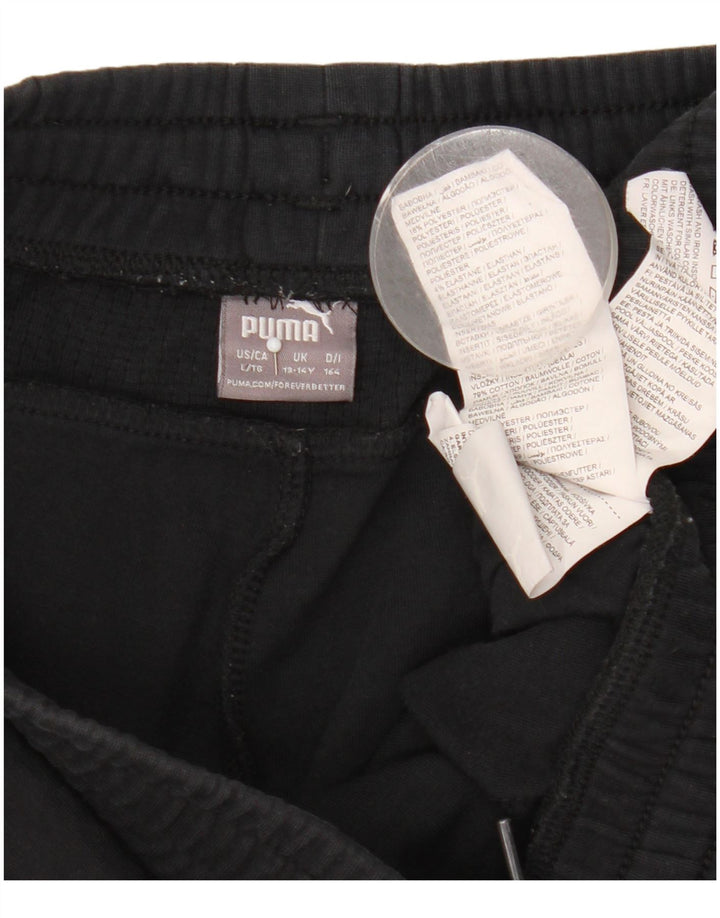 Puma Boys Sports Shorts 13-14 år Sort Bomuld