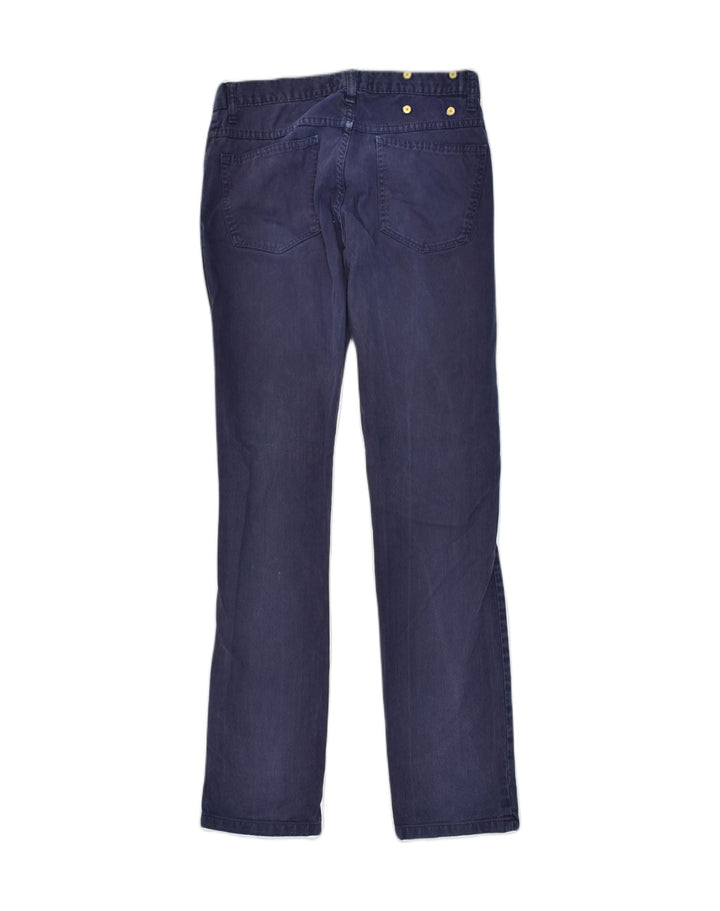 DANIELE ALESSANDRINI Womens Straight Jeans W29 L32  Navy Blue Cotton | Vintage Daniele Alessandrini | Thrift | Second-Hand Daniele Alessandrini | Used Clothing | Messina Hembry 