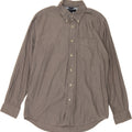 TOMMY HILFIGER Mens Shirt Large Grey Cotton Vintage Tommy Hilfiger and Second-Hand Tommy Hilfiger from Messina Hembry 