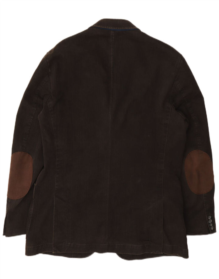 Bugatti Herre 3-knaps blazerjakke EU 52 XL Brun bomuld