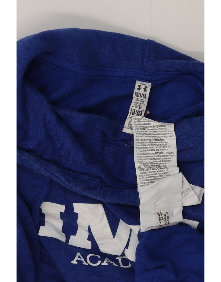 UNDER ARMOUR Herre Cold Gear Grafisk Hættetrøje Jumper Medium Blue Bomuld