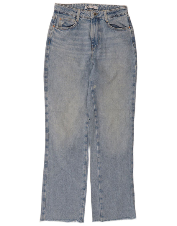 Zara Womens Straight Jeans EU 36 XS W26 L29 Blue
