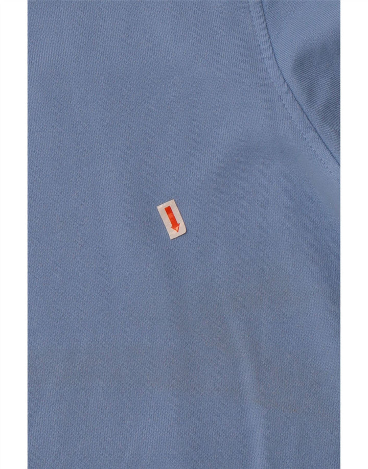 Vineyard Vines Dame Oversized Zip Neck Sweatshirt Jumper UK 10 Small Blue