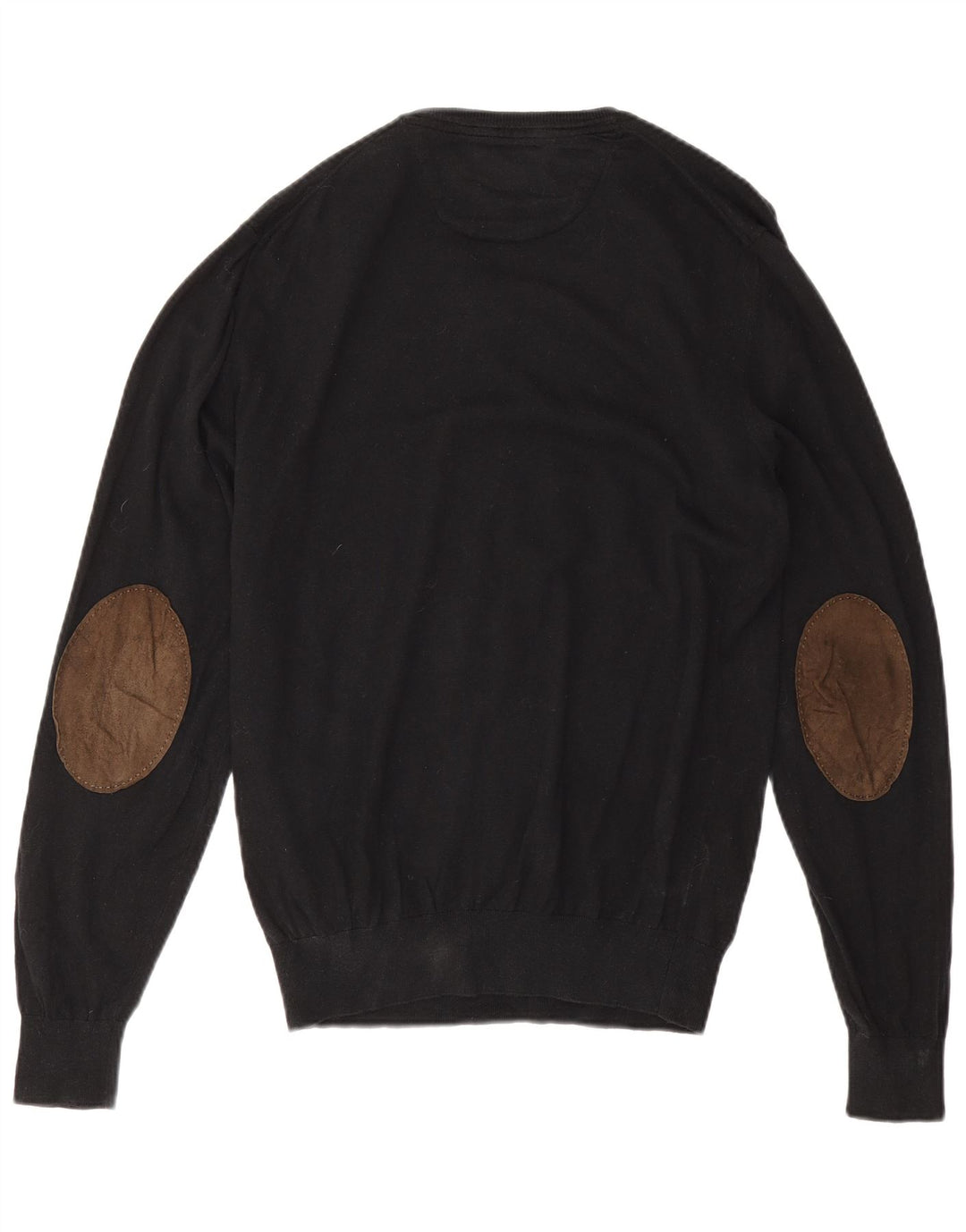 Massimo Dutti Herre V-hals sweater XL Sort Bomuld