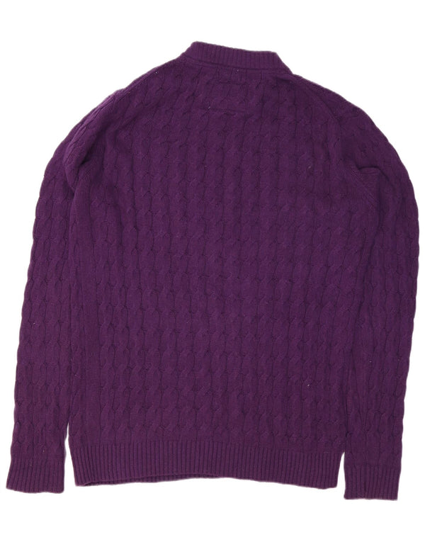 Joules Herre Crew Neck trøje Sweater Large Purple Viscose