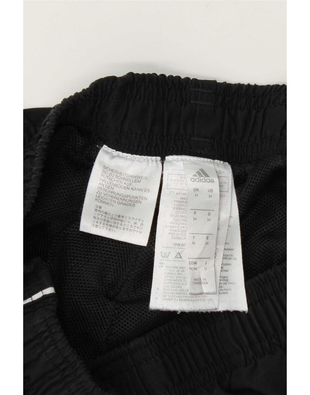 Adidas Herre træningsdragt Bukser Medium Sort Colourblock Polyester