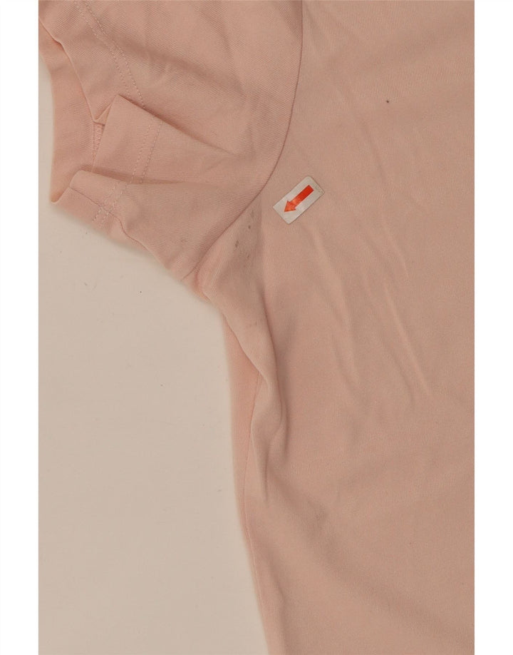 JACK WOLFSKIN Womens Graphic T-Shirt Top UK 10/12 Medium Pink Vintage Jack Wolfskin and Second-Hand Jack Wolfskin from Messina Hembry 