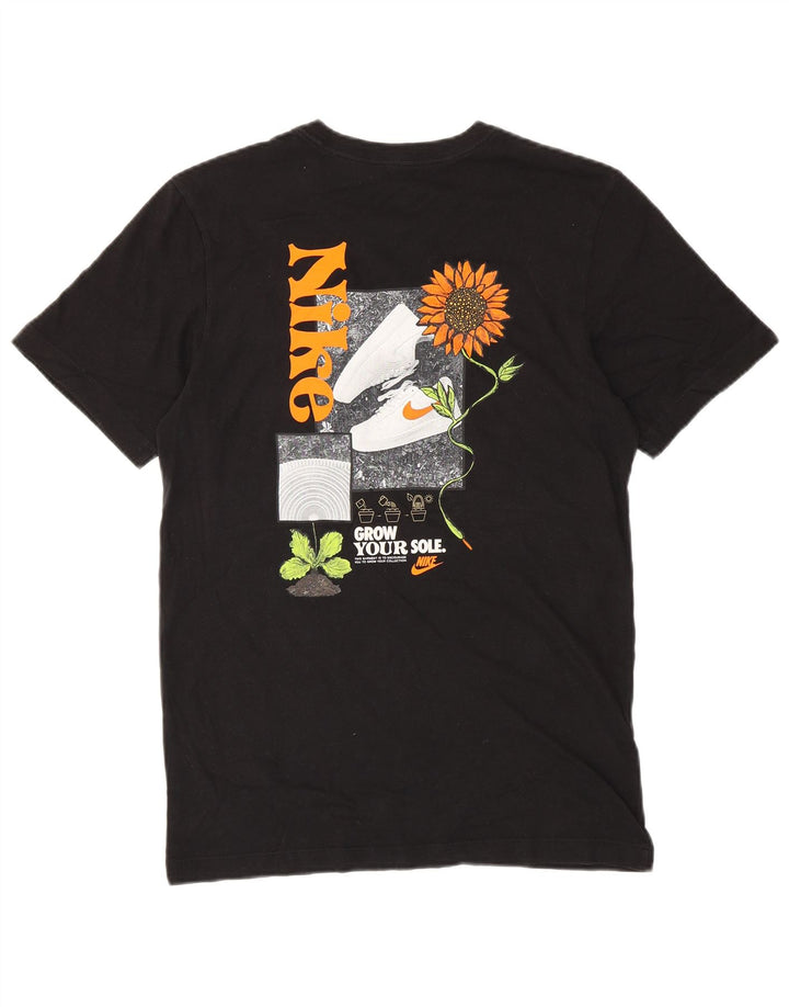 NIKE grafisk t-shirt top til mænd, lille sort blomster