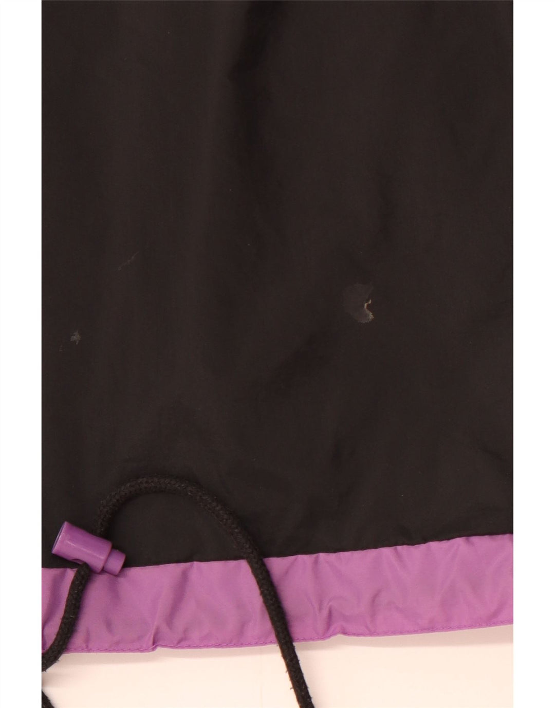 RODEO Herre Hætte Anorak Jacket UK 36 Small Black Colourblock Nylon