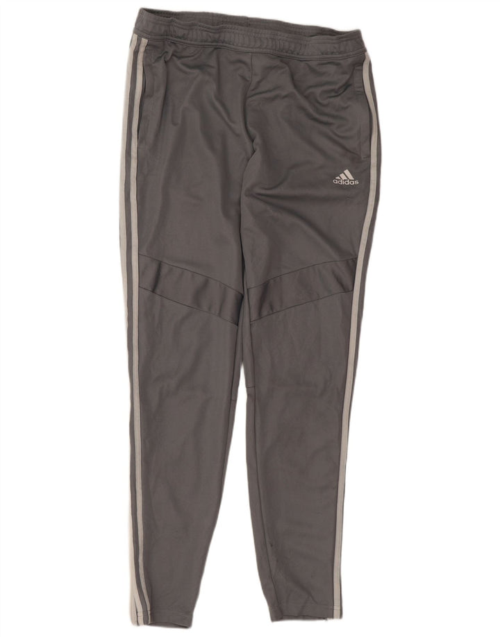 Adidas træningsdragtsbukser til kvinder UK 12/14 Medium Grey Polyester
