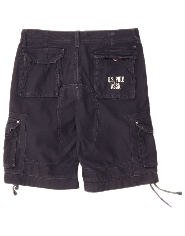 U.S. Polo Assn. Drenge USA Graphic Cargo Shorts 11-12 år W26 Navy Blue