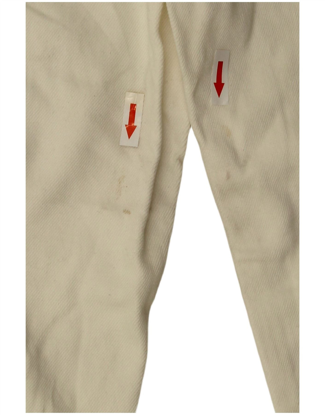 Zara Dame Højhøjde Løse Jeans EU 40 Medium W32 L27 Off White