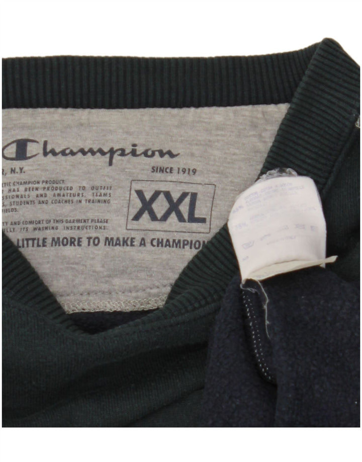 Champion Herre Sweatshirt Jumper 2XL Marineblå Bomuld