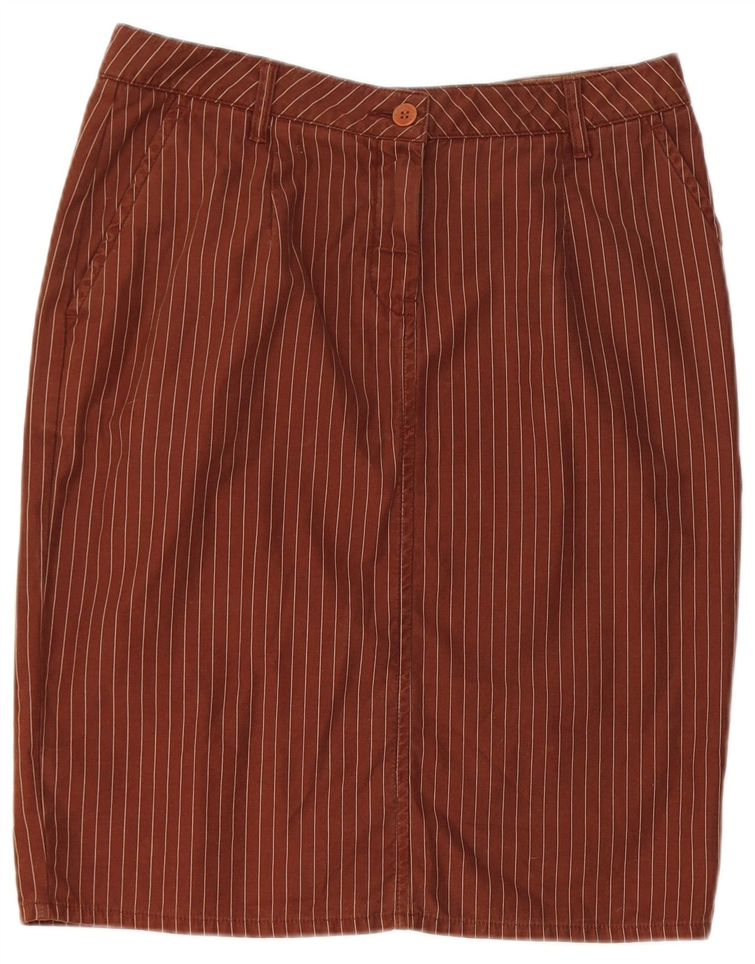 Kappa Pencil Nederdel til kvinder IT 42 Medium W30 Brunstribet