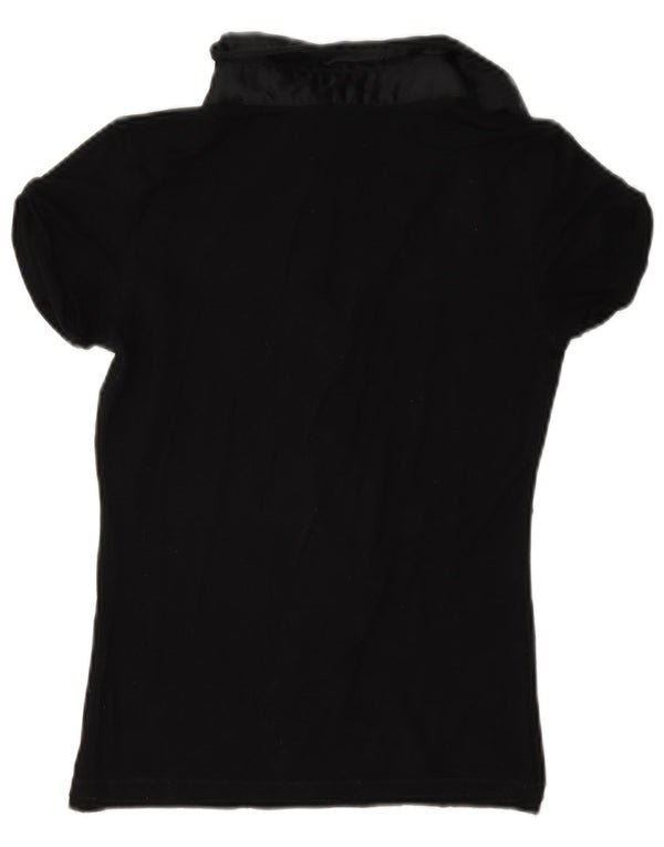 Guess By Marciano Dame Polo Shirt US 2 XS Sort Viscose
