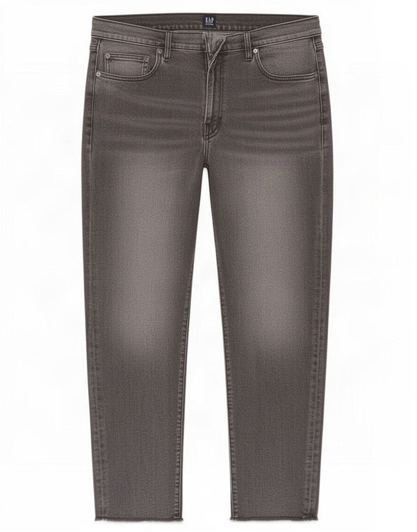 Gap herre cropped jeans W30 L26 grå bomuld