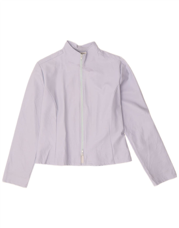 NARACAMICIE Træningsdragt topjakke til kvinder UK 14 Medium Lilla Polyester