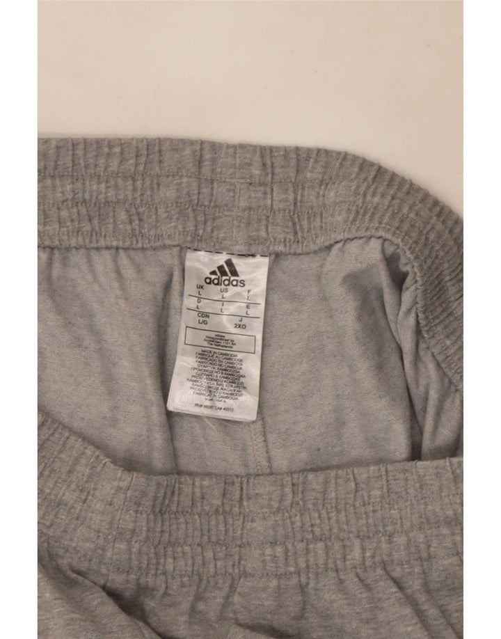 Adidas Sportsshorts til mænd Large Grå Colourblock Bomuld