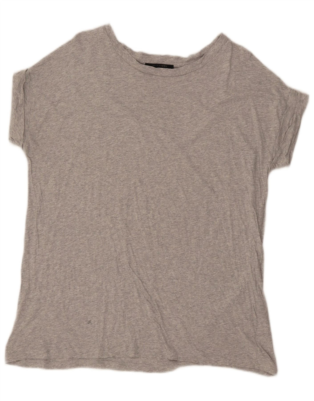 All Saints Herre T-Shirt Top Medium Grå