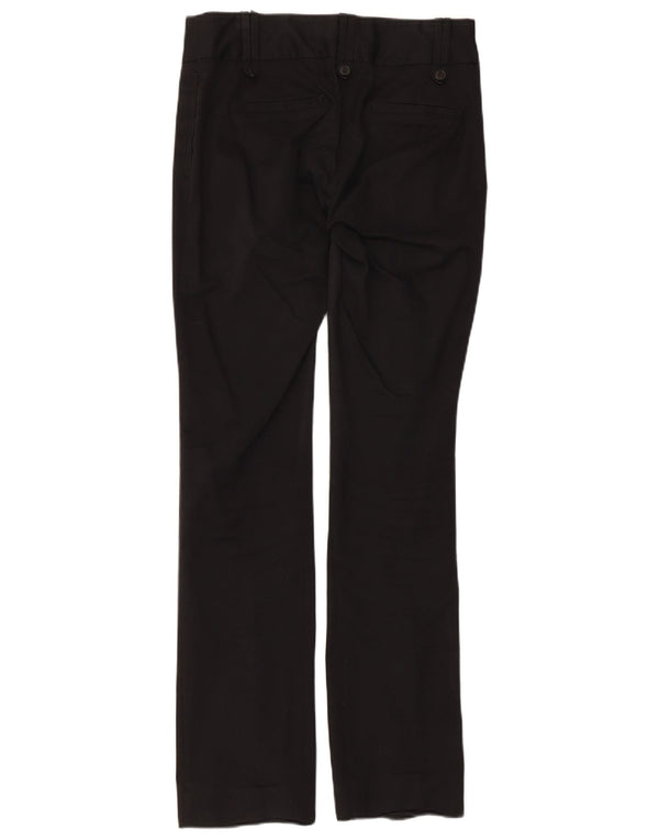 Zara Dame Bootcut Chino Bukser EU 36 XS W26 L31 Sort