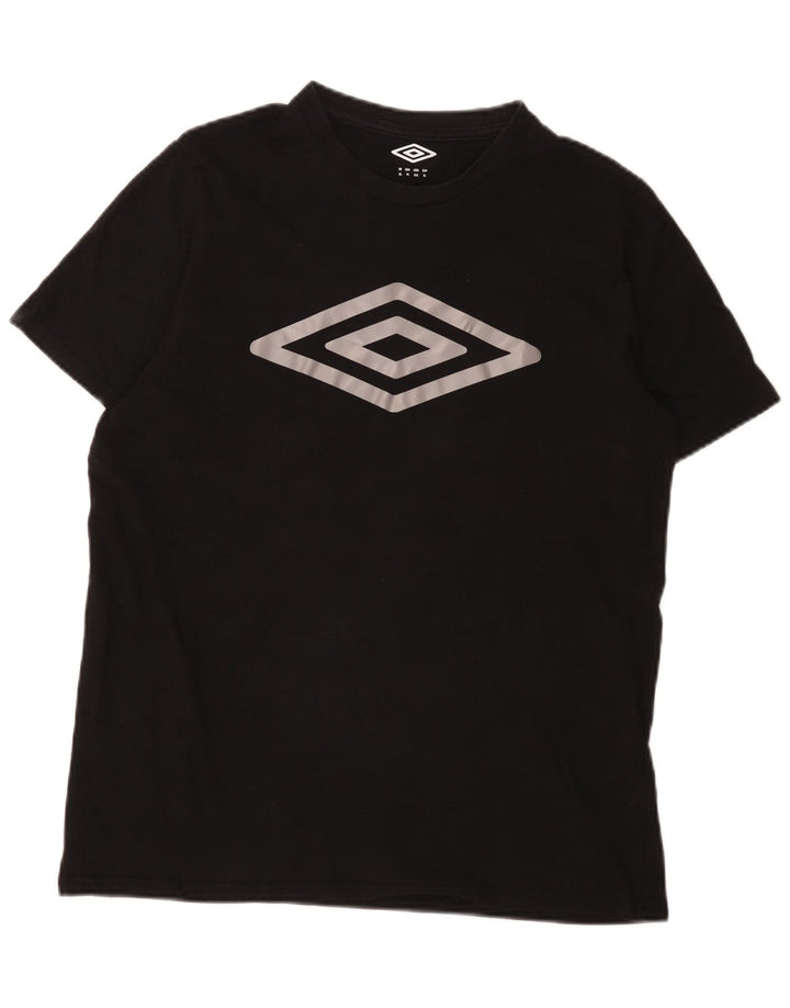 Umbro Herre Grafisk T-Shirt Top XL Sort Bomuld