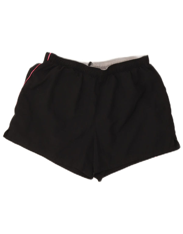 Nike Dame Dri Fit sportsshorts UK 12/14 Medium Black Polyester