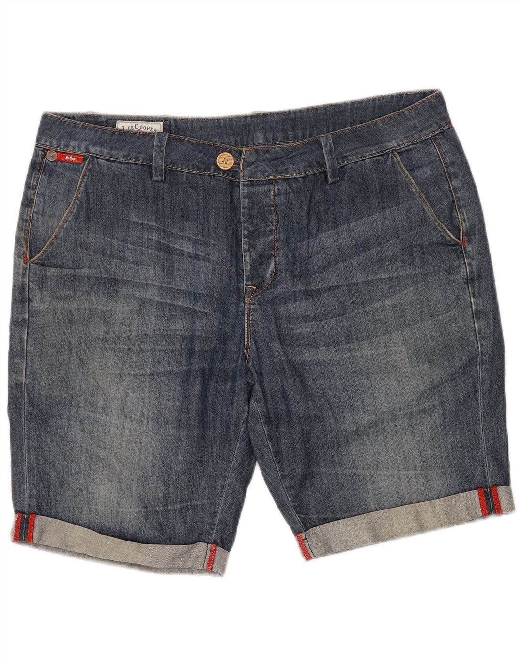 LEE Denim Shorts til mænd W36 Large Blue Bomuld
